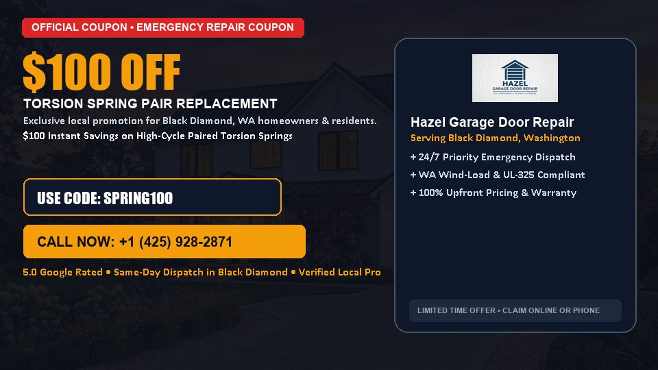 Hazel Garage Door Repair $100 OFF Dual Torsion Spring Replacement