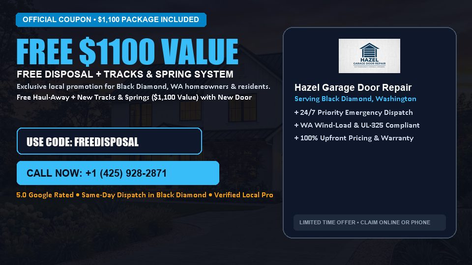 Hazel Garage Door Repair FREE Haul-Away & Heavy-Duty Tracks with New Door